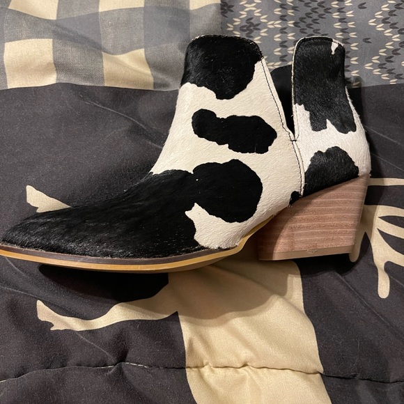 Corkys cow print hair boots size 8 - Picture 7 of 8